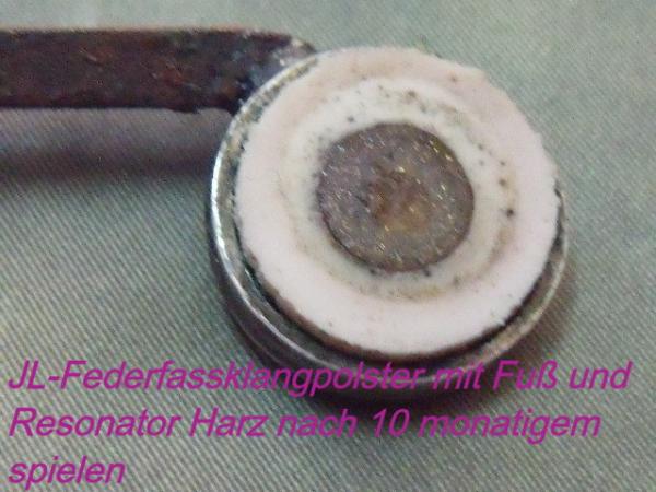 JL-Federfassklangpolster mit Fuß, Klarinettenpolster